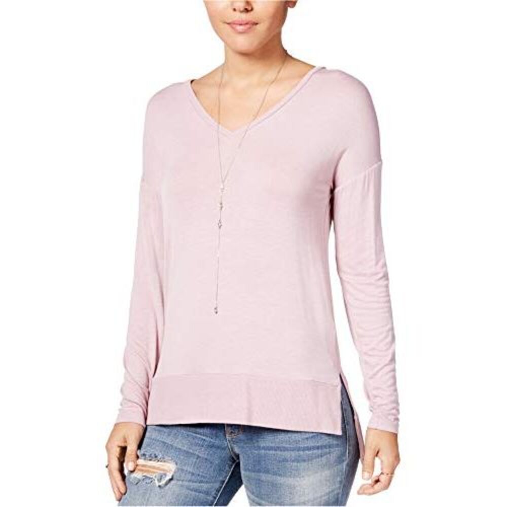 Hippie Rose Juniors Cozy V Neck Top